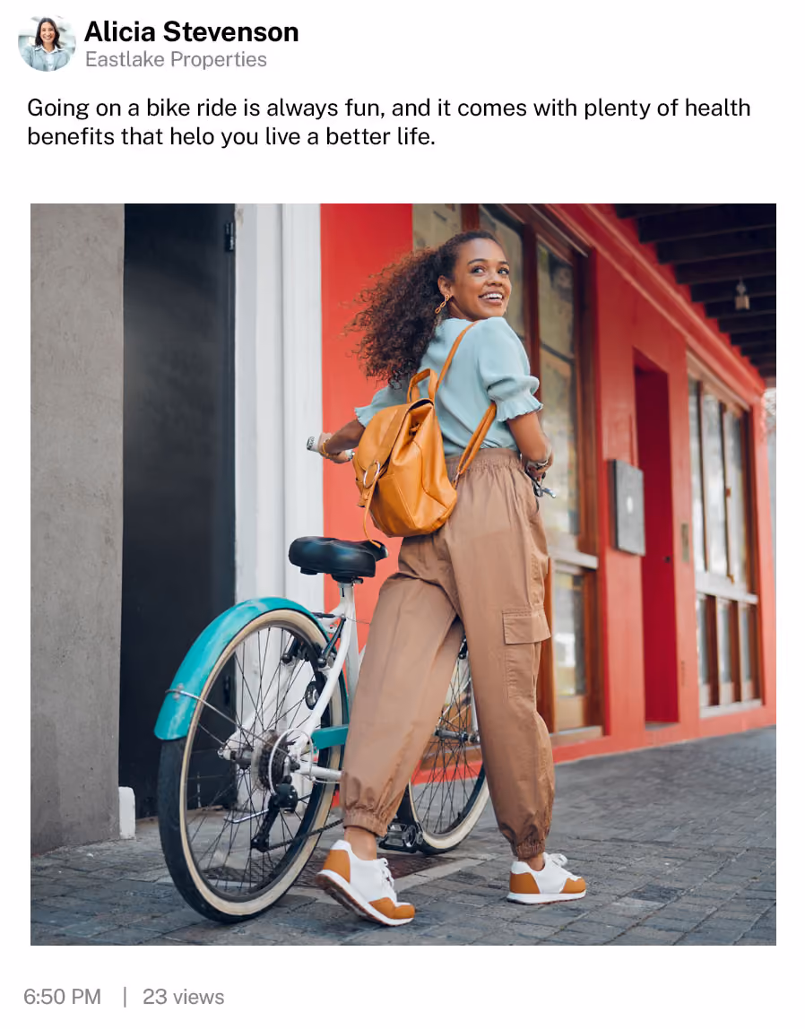 Sample social post 3