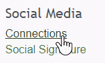 Paradym Connections navigation