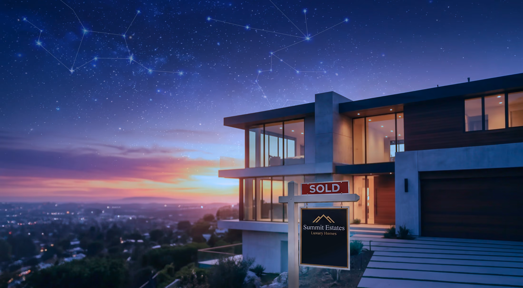 Real estate agents closing deals