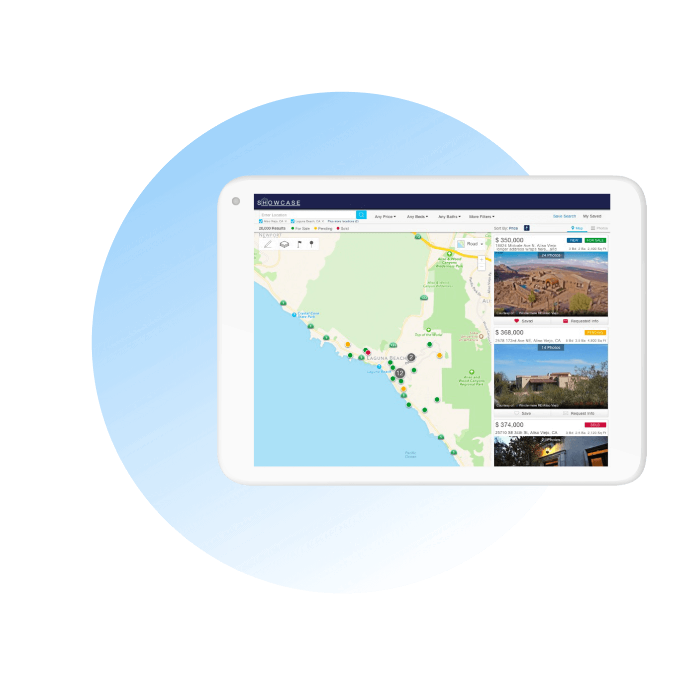Virtual Properties property search experience preview